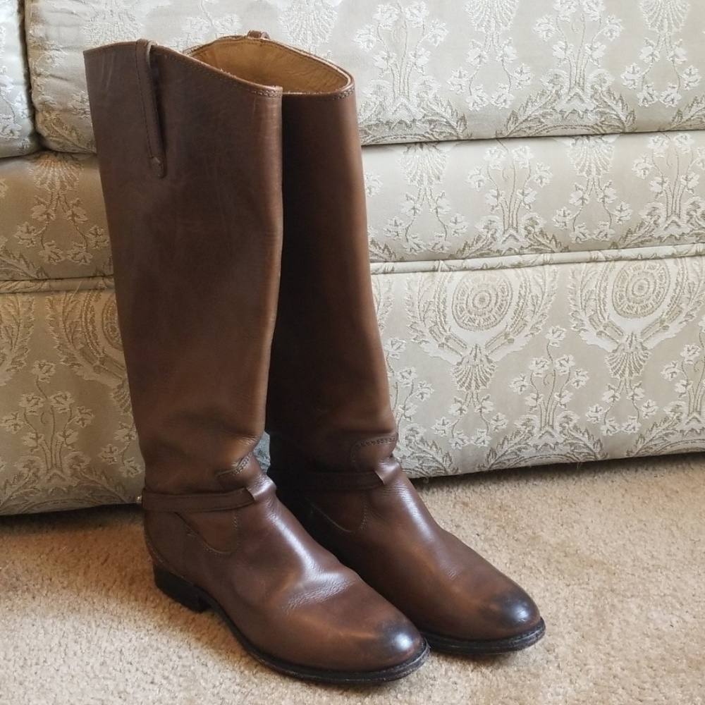 Frye leather tall boots